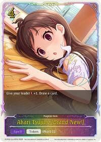 Akari Tsujino [Brand New!] (SL) - ECP02: THE IDOLM@STER CINDERELLA GIRLS - Shadowverse: Evolve card