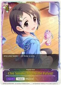 Chie Sasaki [Step to the Future] (SL) - ECP02: THE IDOLM@STER CINDERELLA GIRLS - Shadowverse: Evolve card