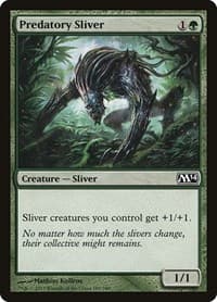 Predatory Sliver - Magic 2014 (M14) - Magic: The Gathering card