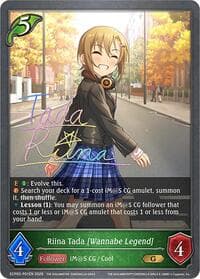 Riina Tada [Wannabe Legend] - P01EN (Foil) - ECP02: THE IDOLM@STER CINDERELLA GIRLS - Shadowverse: Evolve card