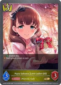 Mayu Sakuma [Love-Laden Gift] - P07EN (Foil) - ECP02: THE IDOLM@STER CINDERELLA GIRLS - Shadowverse: Evolve card