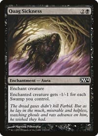 Quag Sickness - Magic 2014 (M14) - Magic: The Gathering card