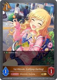 Yui Ohtsuki [Lollipop Darling] - P21EN (Foil) - ECP02: THE IDOLM@STER CINDERELLA GIRLS - Shadowverse: Evolve card