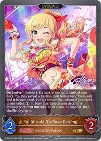 Yui Ohtsuki [Lollipop Darling] (Evolved) - P22EN (Foil) - ECP02: THE IDOLM@STER CINDERELLA GIRLS - Shadowverse: Evolve card