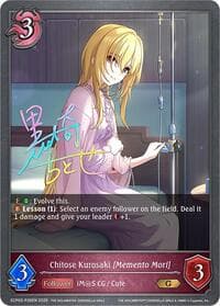 Chitose Kurosaki [Memento Mori] - P26EN (Foil) - ECP02: THE IDOLM@STER CINDERELLA GIRLS - Shadowverse: Evolve card
