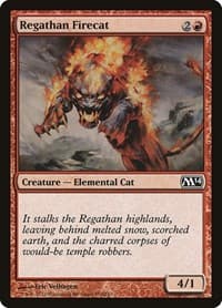 Regathan Firecat - Magic 2014 (M14) - Magic: The Gathering card