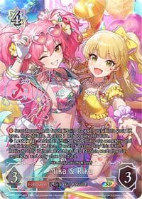 Mika & Rika (SP) (a) - ECP02: THE IDOLM@STER CINDERELLA GIRLS - Shadowverse: Evolve card