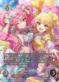 Mika & Rika (SP) (b) - ECP02: THE IDOLM@STER CINDERELLA GIRLS - Shadowverse: Evolve card