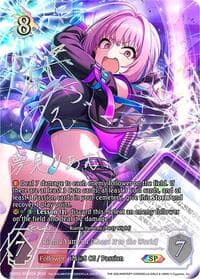 Riamu Yumemi [Shout It to the World] (SP) - ECP02: THE IDOLM@STER CINDERELLA GIRLS - Shadowverse: Evolve card