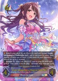 Uzuki Shimamura [Magical New Me] (U) - ECP02: THE IDOLM@STER CINDERELLA GIRLS - Shadowverse: Evolve card