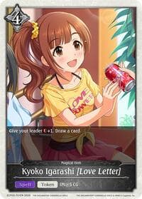 Kyoko Igarashi [Love Letter] - ECP02: THE IDOLM@STER CINDERELLA GIRLS - Shadowverse: Evolve card