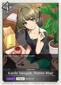 Kaede Takagaki [Nation Blue] - ECP02: THE IDOLM@STER CINDERELLA GIRLS - Shadowverse: Evolve card