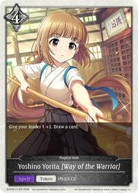 Yoshino Yorita [Way of the Warrior] - ECP02: THE IDOLM@STER CINDERELLA GIRLS - Shadowverse: Evolve card
