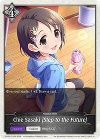 Chie Sasaki [Step to the Future] - ECP02: THE IDOLM@STER CINDERELLA GIRLS - Shadowverse: Evolve card