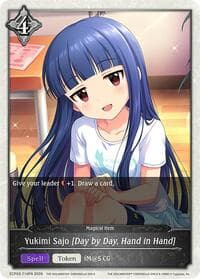 Yukimi Sajo [Day by Day, Hand in Hand] - ECP02: THE IDOLM@STER CINDERELLA GIRLS - Shadowverse: Evolve card