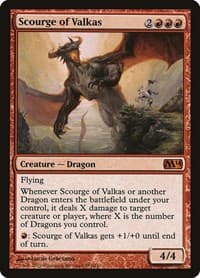 Scourge of Valkas - Magic 2014 (M14) - Magic: The Gathering card