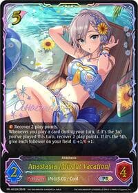 Anastasia [All-Out Vacation] - Shadowverse: Evolve Promo Cards - Shadowverse: Evolve card