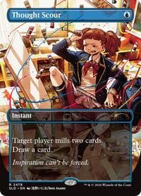 Thought Scour - Secret Lair Drop Series - Magic: The Gathering card