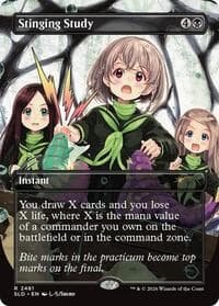 Stinging Study - Secret Lair Drop Series - Magic: The Gathering card