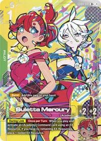 Suletta Mercury (R+) - Phantom Aria - Gundam Card Game card