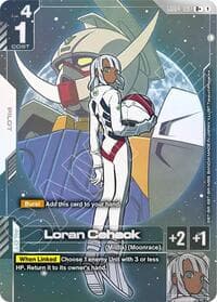 Loran Cehack (R+) - Phantom Aria - Gundam Card Game card