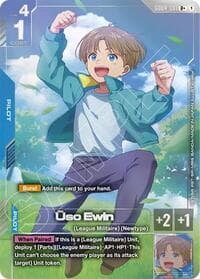 Uso Ewin (R+) - Phantom Aria - Gundam Card Game card