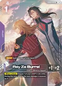 Rey Za Burrel (R+) - Phantom Aria - Gundam Card Game card