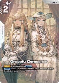 Graceful Demeanor (R+) - Phantom Aria - Gundam Card Game card