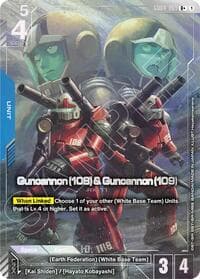 Guncannon (108) & Guncannon (109) (R+) - Phantom Aria - Gundam Card Game card