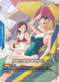 Moment of Rest (U+) - Phantom Aria - Gundam Card Game card