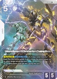 Unicorn Gundam 02 Banshee Norn (Destroy Mode) (LR+) - Phantom Aria - Gundam Card Game card