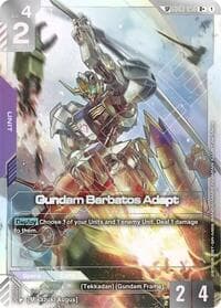 Gundam Barbatos Adapt (SP) (R+) - Phantom Aria - Gundam Card Game card