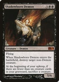 Shadowborn Demon - Magic 2014 (M14) - Magic: The Gathering card