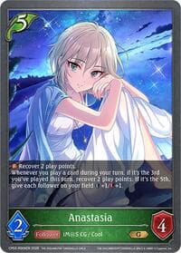 Anastasia (Reprint) - ECP02: THE IDOLM@STER CINDERELLA GIRLS - Shadowverse: Evolve card