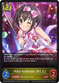 Miho Kohinata [P.C.S.] (Reprint) - ECP02: THE IDOLM@STER CINDERELLA GIRLS - Shadowverse: Evolve card