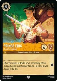 Prince Eric - Noble Swordsman - Wilds Unknown - Disney Lorcana card
