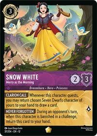 Snow White - Merry as the Morning - Wilds Unknown - Disney Lorcana card