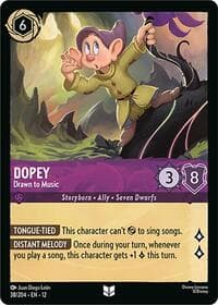 Dopey - Drawn to Music - Wilds Unknown - Disney Lorcana card