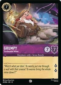 Grumpy - Soreheaded Miner - Wilds Unknown - Disney Lorcana card