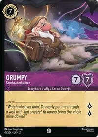 Grumpy - Soreheaded Miner (Foil) - Wilds Unknown - Disney Lorcana card