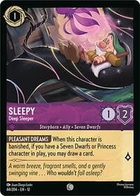 Sleepy - Deep Sleeper - Wilds Unknown - Disney Lorcana card
