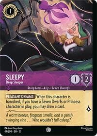Sleepy - Deep Sleeper (Foil) - Wilds Unknown - Disney Lorcana card
