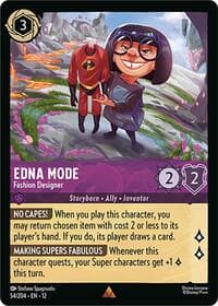 Edna Mode - Fashion Designer - Wilds Unknown - Disney Lorcana card
