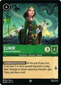 Elinor - Renowned Diplomat - Wilds Unknown - Disney Lorcana card