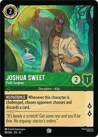 Joshua Sweet - Field Surgeon - Wilds Unknown - Disney Lorcana card