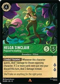 Helga Sinclair - Prepared for Anything - Wilds Unknown - Disney Lorcana card