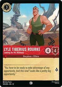 Lyle Tiberius Rourke - Looking for His Moment - Wilds Unknown - Disney Lorcana card