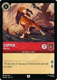 Copper - Big Dog - Wilds Unknown - Disney Lorcana card