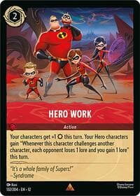 Hero Work - Wilds Unknown - Disney Lorcana card