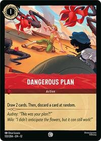 Dangerous Plan - Wilds Unknown - Disney Lorcana card